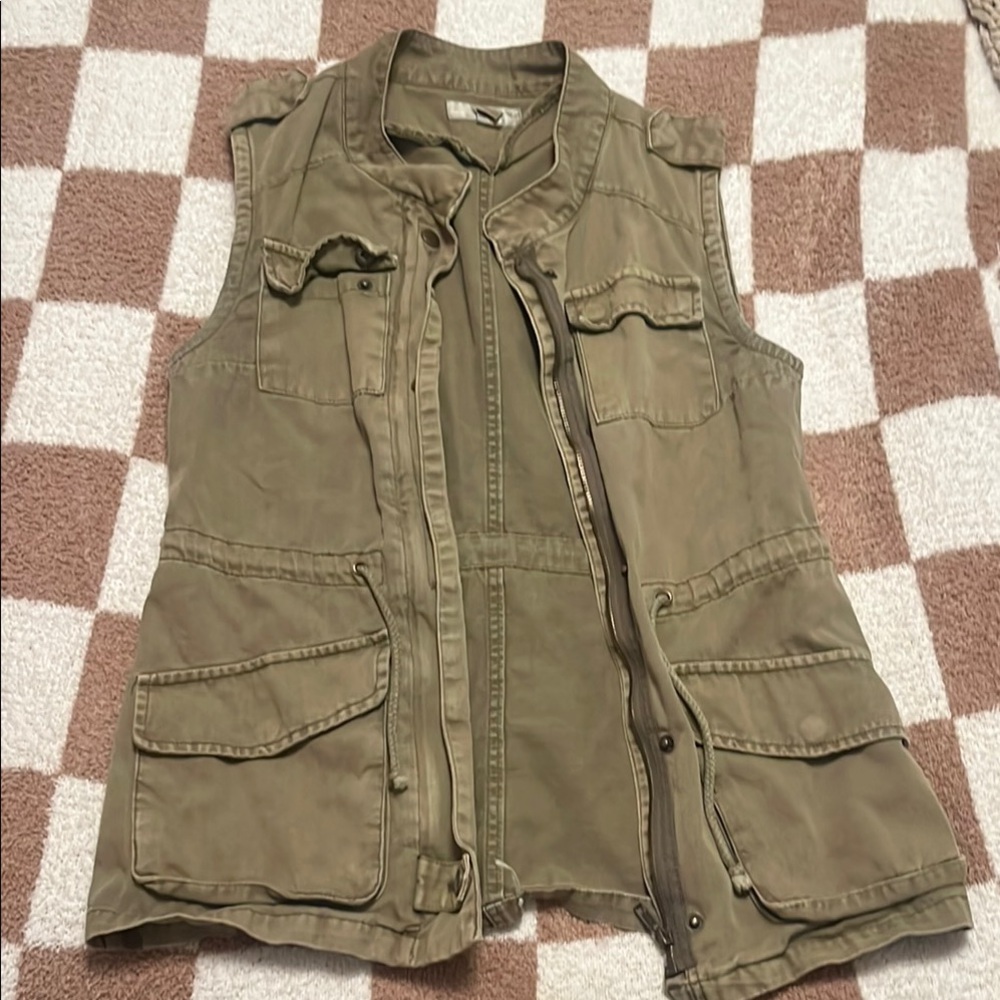 Kenar Khaki Utility Vest